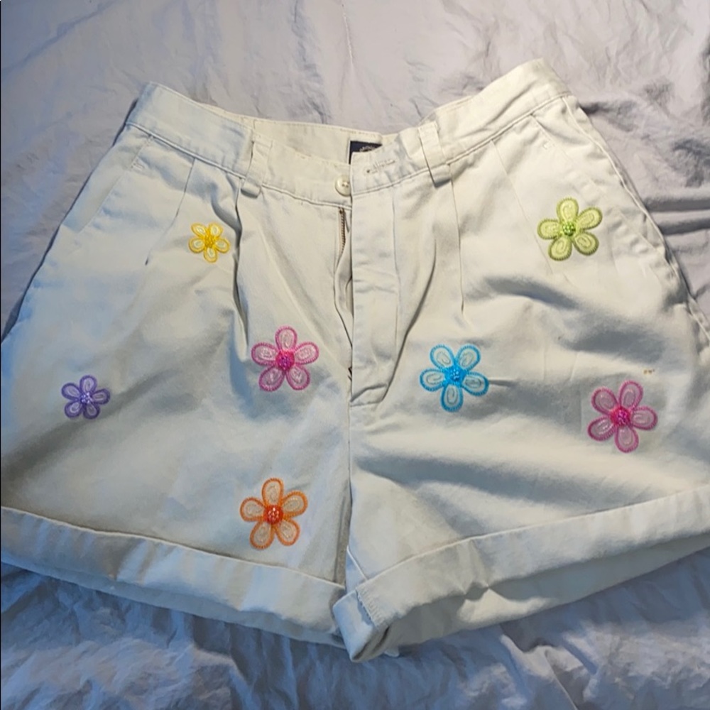 Flower printed shorts